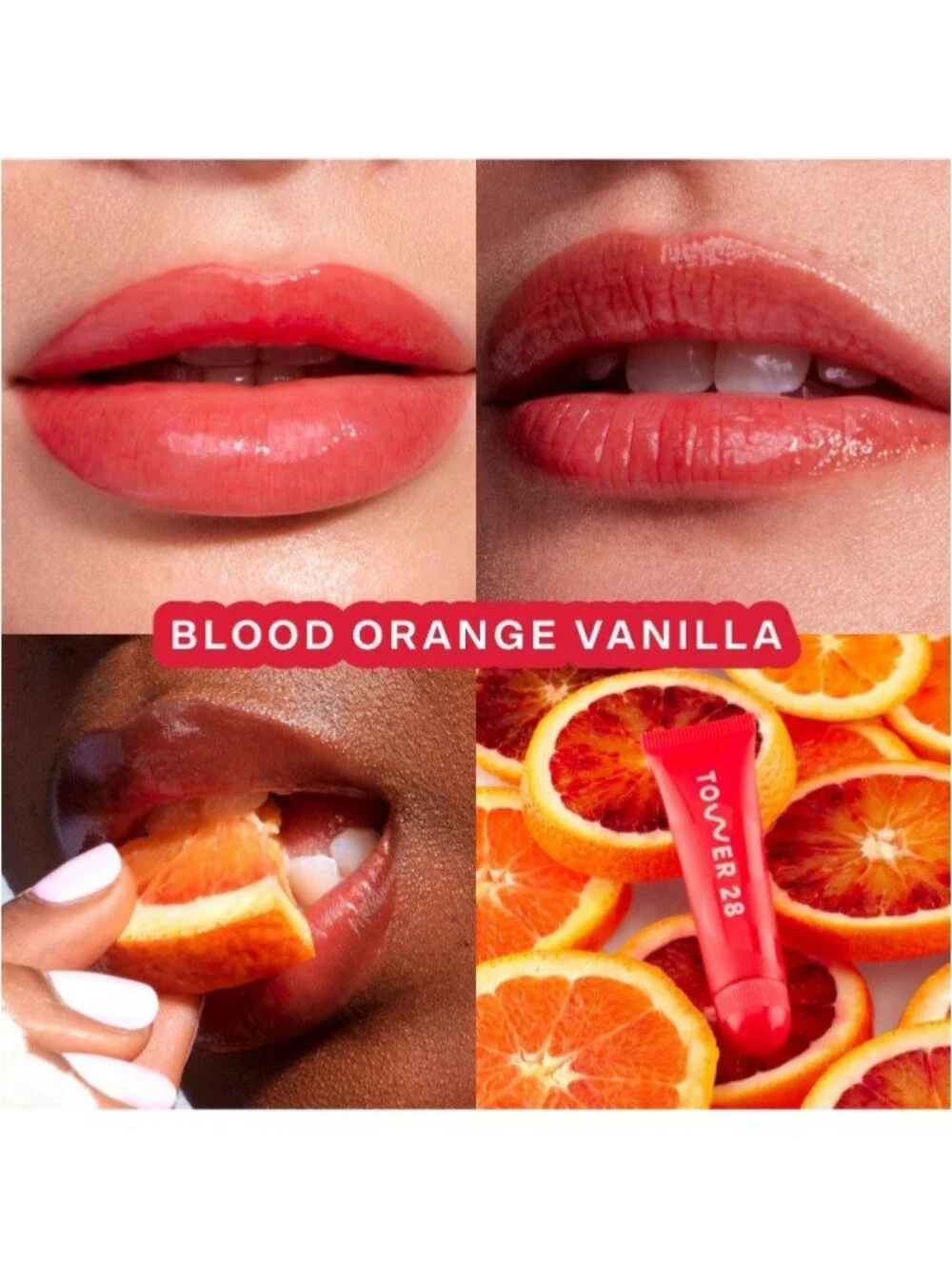 🎉2•$20/3•$28🎉 TOWER 28 LipSoftie Tinted Lip Treatment in Blood Orange Vanilla